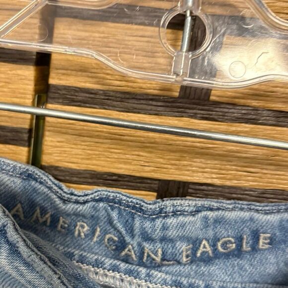 American Eagle Denim Tie Waist Mom Shorts Size 2 - Picture 6 of 9